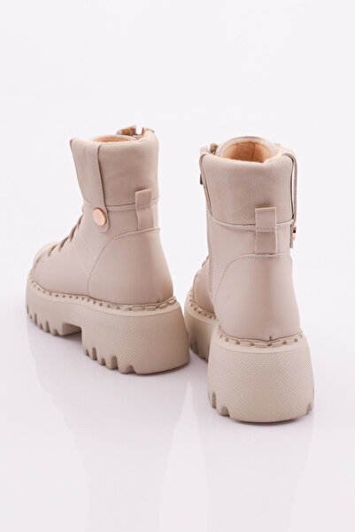 DGN Btuk01 Dámské - nahé boty s tlustou podrážkou a šněrováním