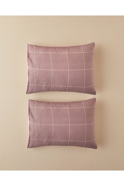 English Home Μαξιλαροθήκη 50x70 cm Light Plum 2 Pack Easy-Iron - Απλή επιταγή