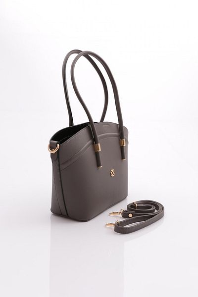 DGN Gray Oval Women's Bag - 211273622