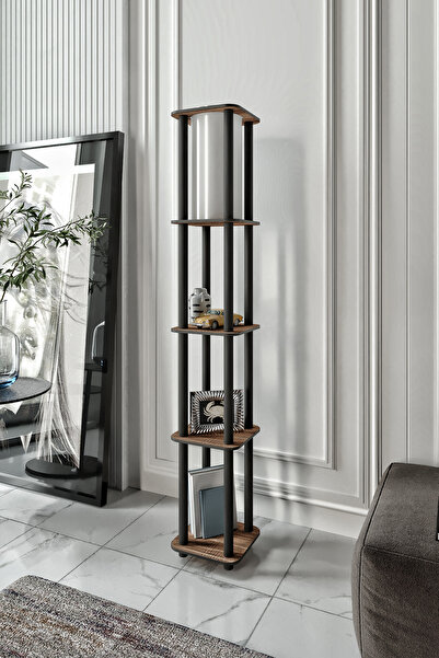 messer ESTANTES KARE RAFLI LAMBADER MADRAN CEVİZ