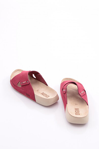 DGN Women's Slippers - Fusha Nubuck with Cross Straps ( 26372623 )