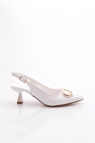 DGN K16 Pantofi de damă cu toc deschis la spate