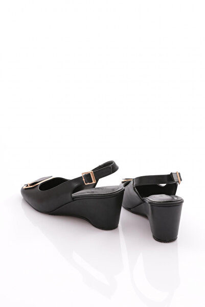 DGN Black Women's Heeled Shoes - 354233539