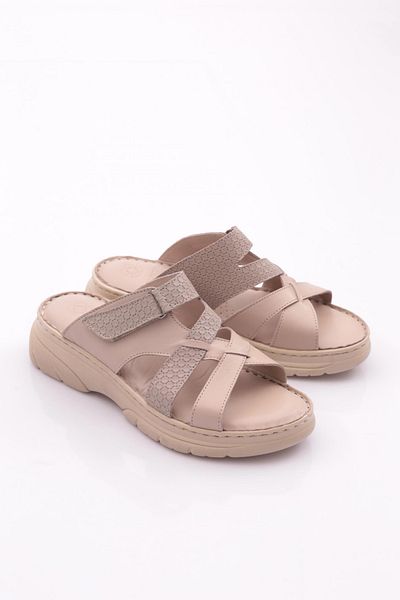 DGN Papuci cu velcro pentru femei Honeycomb argintiu 4463243