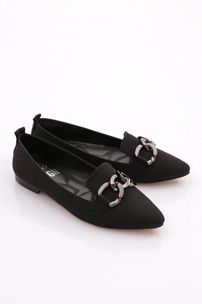 DGN Black Scuba Women's Ballerinas - with Iron Accessories 211252621