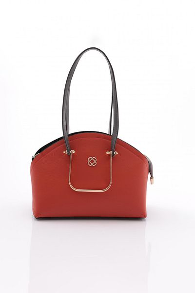 DGN Arm500 Women's Oval Bag with Metal Accessories