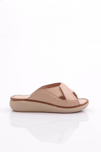 DGN Γυναικείες Παντόφλες Strappy - Μπεζ 4813243