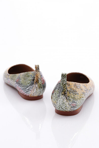 DGN Kadın Sivri Burun Babet Sarı Yılan 2773557