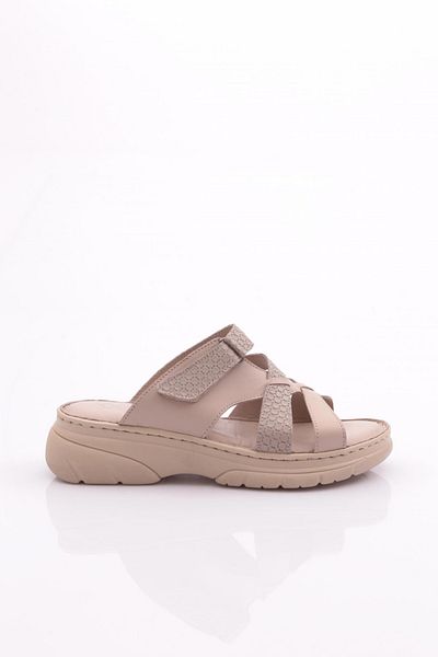 DGN Papuci cu velcro pentru femei Honeycomb argintiu 4463243