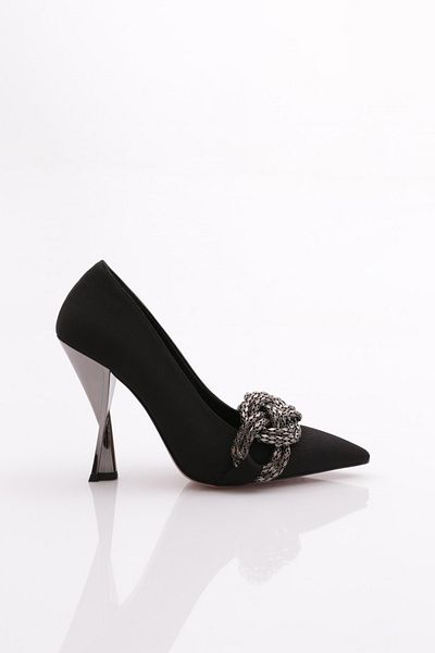 DGN 165 Women's - Large Buckle Heeled Shoes
