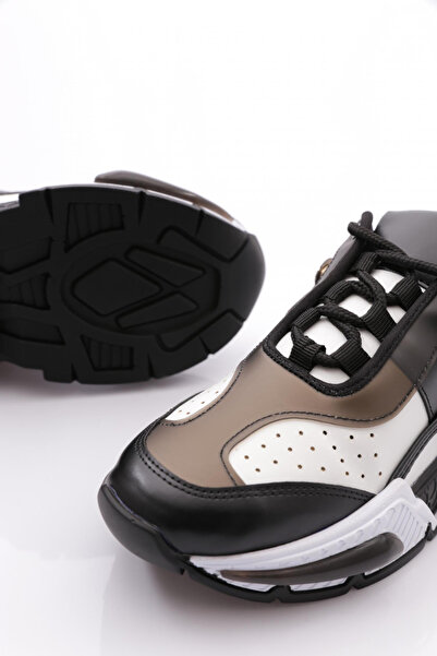 DGN 052 Kadin Kalin Taban Sneaker Ayakkabı