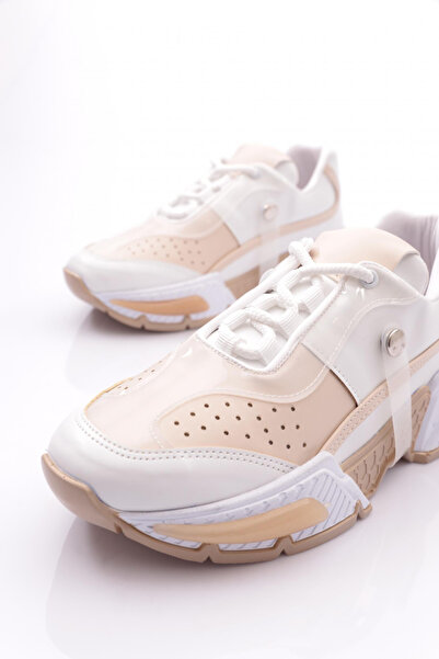 DGN 052 Kadin Kalin Taban Sneaker Ayakkabı