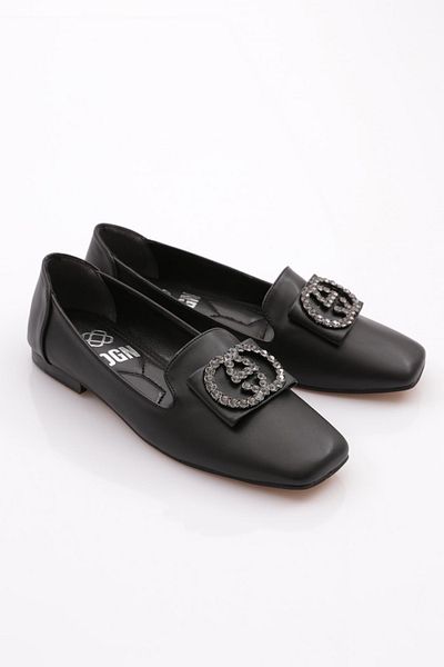 DGN K065 Women's Buckle Ballerinas