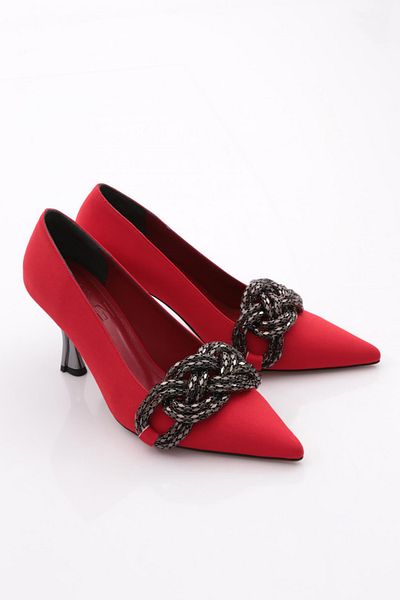 DGN Red Scuba Women's High Heels - 29335910