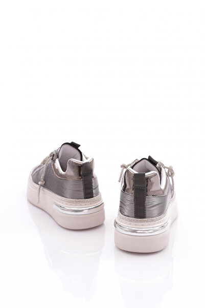 DGN Kadın Silver Taşlı Sneakers Ayakkabı Platin Paraşüt 361012682
