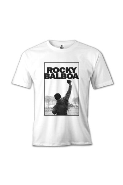 Lord T-Shirt Rocky Balboa - Win Beyaz Erkek Tshirt