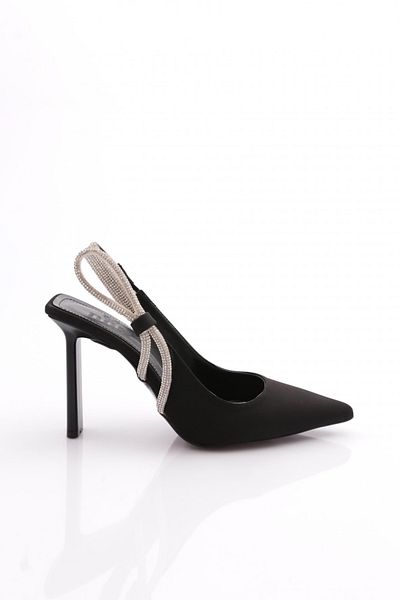 DGN C5020 Model Yani Stone Detailed Women's Evening Dress Heeled Shoes