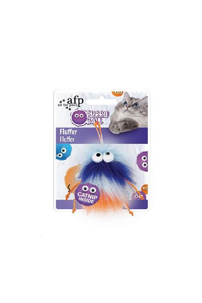 Afp Furry Ball - Furry Colorful Mouse Toy Orange 650141