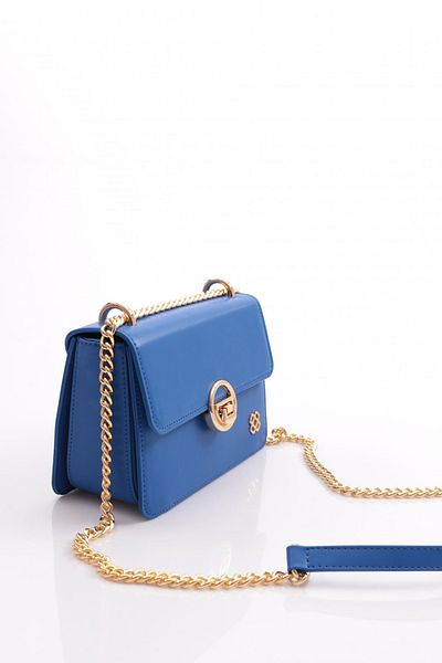 DGN Women's Chain Handle Bag Saks Blue 6593434