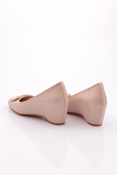 DGN 24361 Women's Wedge Heeled Shoes with Accessories