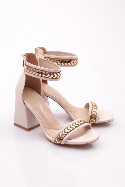 DGN 708 Model - Women's Ankle Strap Heeled Shoes
