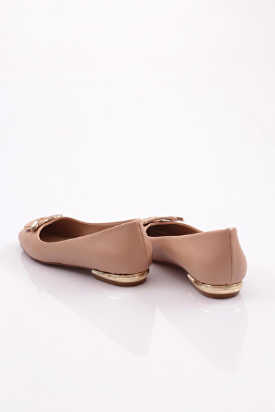 DGN Kadın Tokalı Babet Nude 29952534