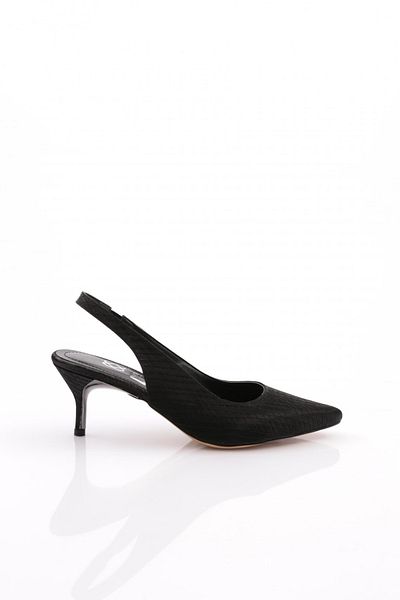 DGN 5011 Pantofi cu toc cu curea din spate