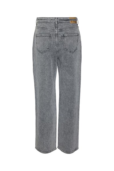 Veromoda Curve Weit geschnitten VMCTESSA Hohe Taille Weiter Beinschnitt Jeans