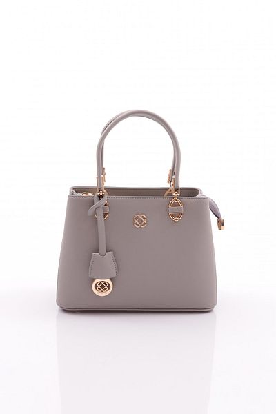 DGN 545 Women's Metal Brooch Detailed Bag