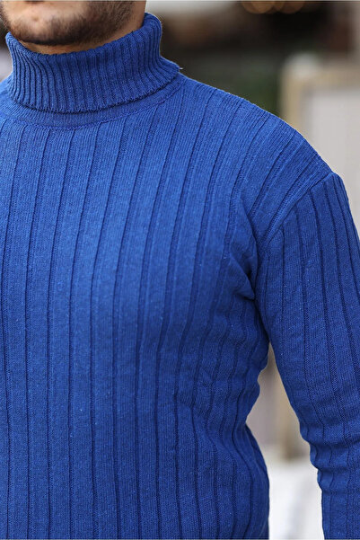 SR Tekstil Ανδρικό πλεκτό πουλόβερ με ζιβάγκο Otaku