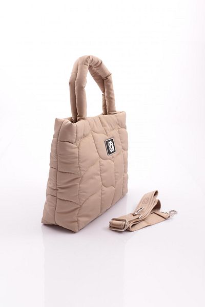 DGN Stone Colored Women's Hand and Shoulder Bag - 11282334235102