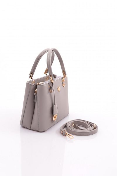 DGN 545 Women's Metal Brooch Detailed Bag