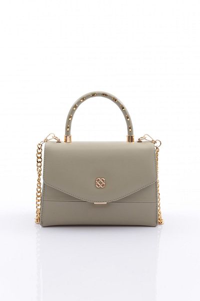 DGN Women's Chain Detailed Bag Mint Green 211323622