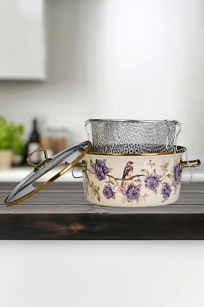PR HOME Fiorella Enamel Frying Pan 22 cm
