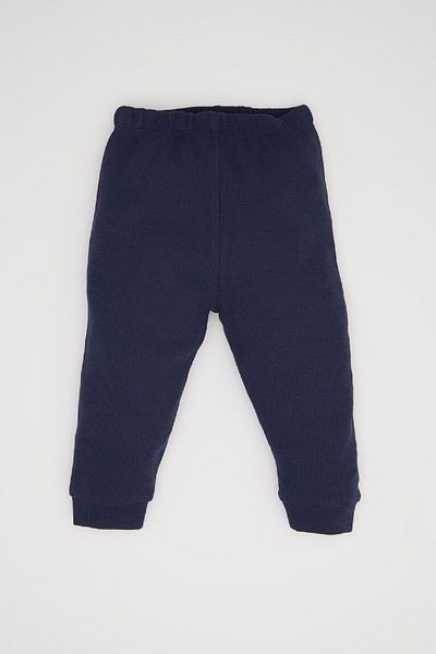 DeFacto Baby Boy Langarm Tasche Detaillierte Waffel Baumwolle Pyjama Set D6810a5ns
