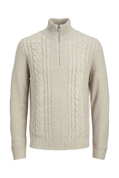 Jack & Jones Viertel-Reißverschluss Einfarbig Viertel-Reißverschluss