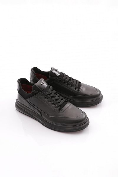 DGN Ανδρικά παπούτσια Sneaker με κορδόνια Μαύρα Μαύρα 3124928
