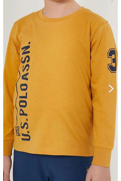 U.S. Polo Assn. Σετ πιτζάμες για αγόρι, με άδεια χρήσης, USPA, 100% βαμβάκι, μακρυμάνικο