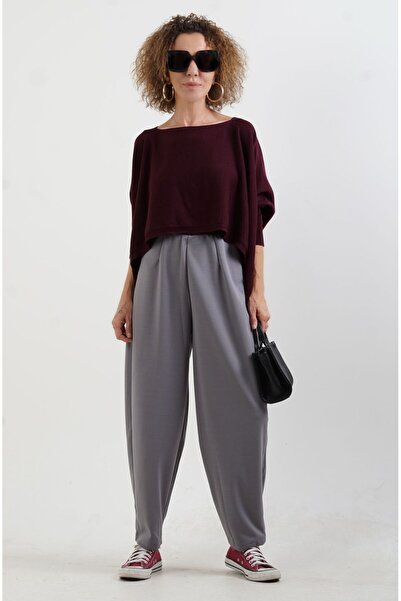 Zelish My Sister Темно-сірі крепові штани-балони