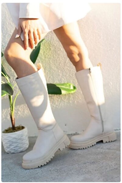 Berfu shoes حذاء نسائي باللون البيج