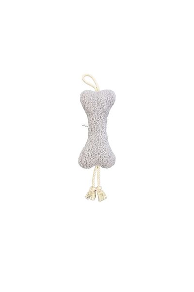 Pet Comfort String Plush Bone Grey 30cm Zngzr