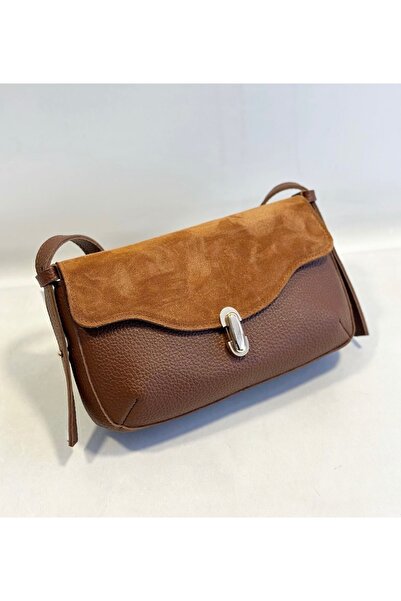 My Easy Shop MesBag Kadın Çanta Hakiki Deri Süet Ayarlanabilir Askılı Yeni Sezon