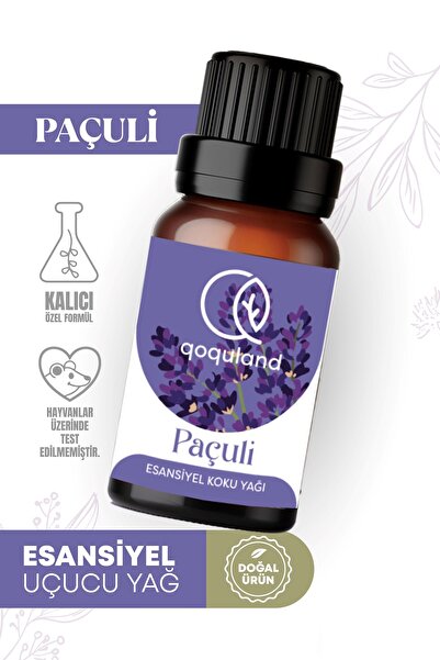 qoquland Paçuli Uçucu Yağ Buhurdanlık Esansı Oda Kokusu Esansiyel Yağ 10ml Hu...