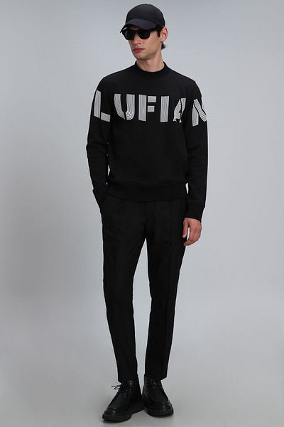 Lufian Todillo Herren-Sweatshirt Schwarz