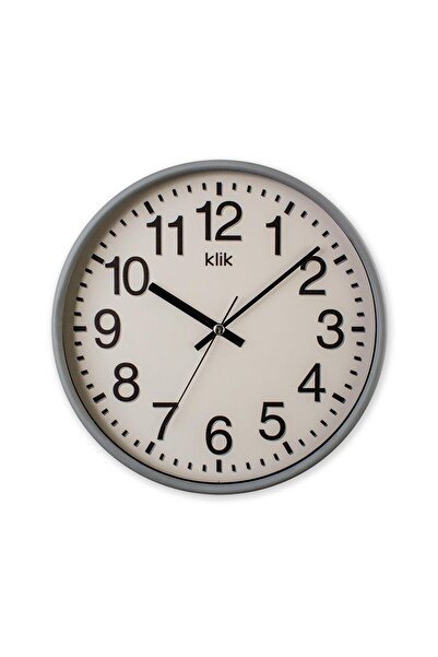 Klik Venüs Gri Duvar Saati