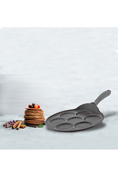 Hascevher Germanitium Granit Pankek Tava 26 cm - Gri Renk