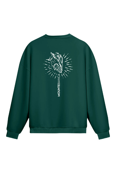 Mounte Bianca Unisex Quattro - Obična majica sa kapuljačom