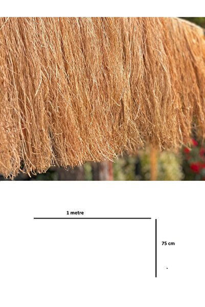 Bygolden Hasır Püskül Otu Saçaklı Ot 1 Metre x 75 cm