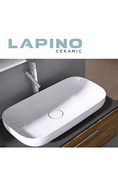 LAPİNO Lapino Premium 90 Cm Tezgah Üstü Lavabo Beyaz
