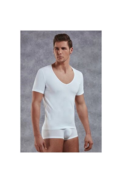 Narnuga Marsilyan- Doreanse Men's T-Shirt with a Torn Collar 2820